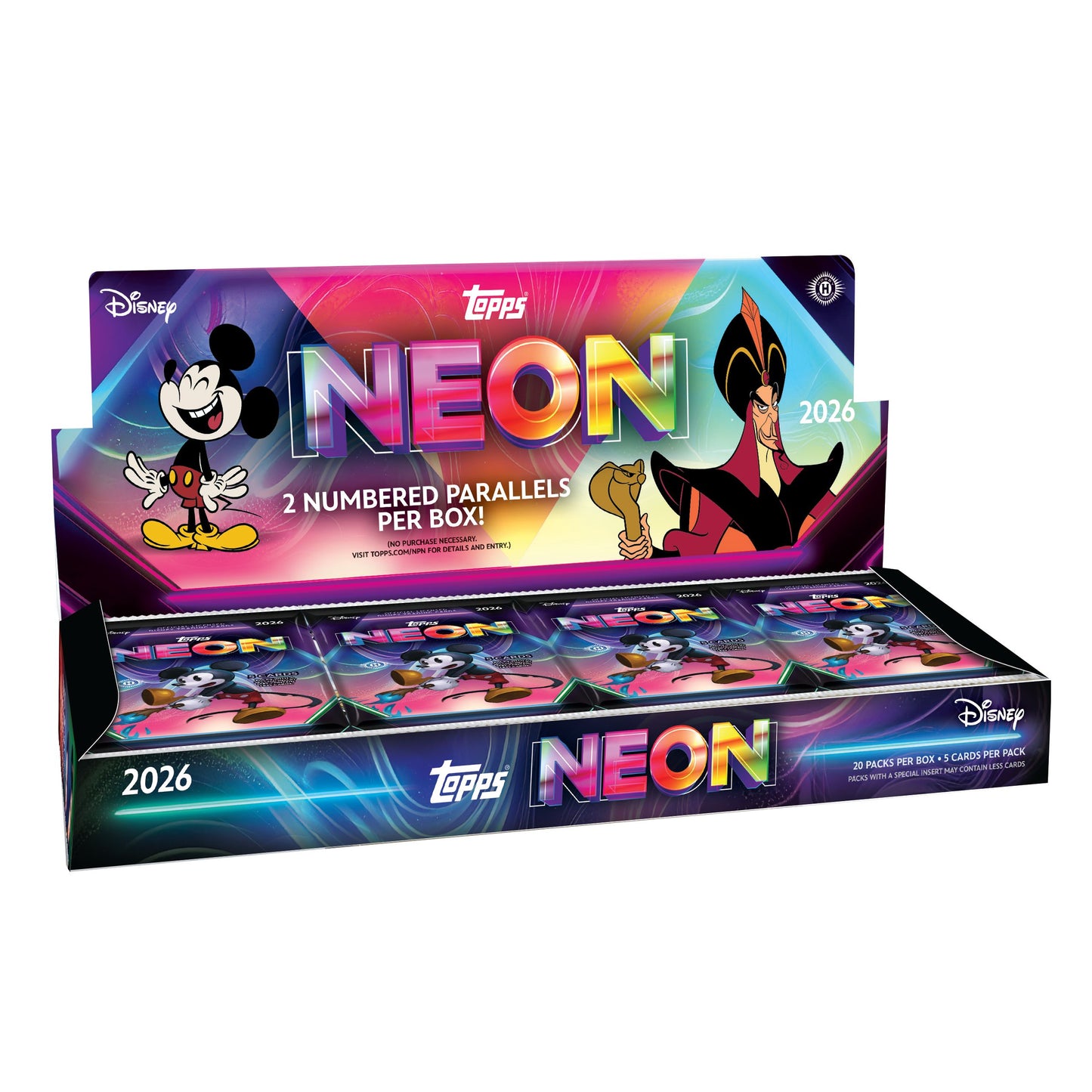 Topps 2026 Disney Neon - Hobby Box