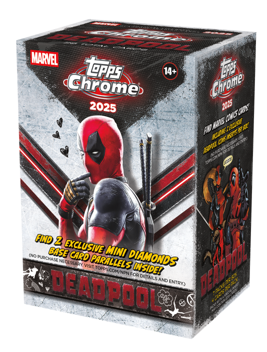 2025 Topps Marvel Chrome - Deadpool - Value Box (Pre-sale)