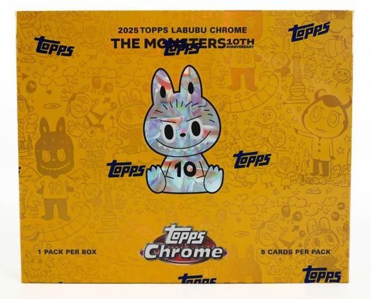 Topps Chrome Labubu 10th Anniversary - Hobby Box